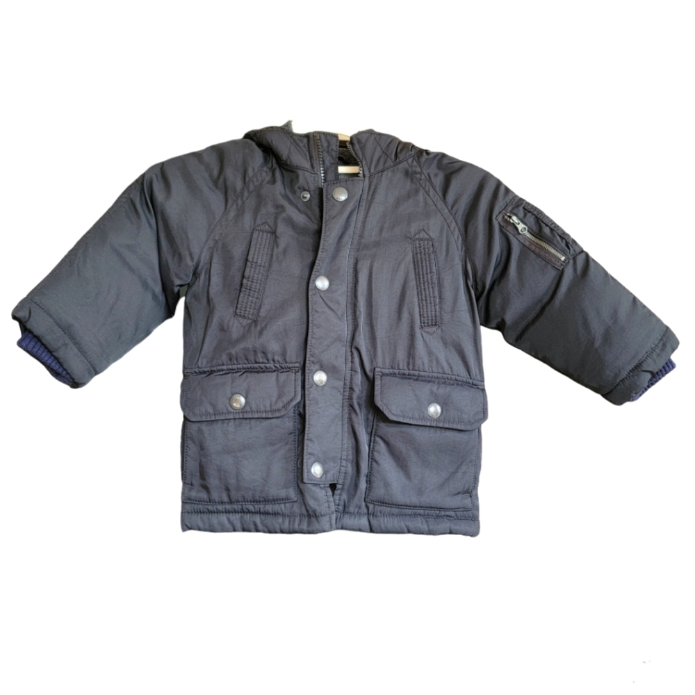 Baby Gap Kids Puffer Coat Down Hooded Lined Winter Snorkel Jacket size 2 Year